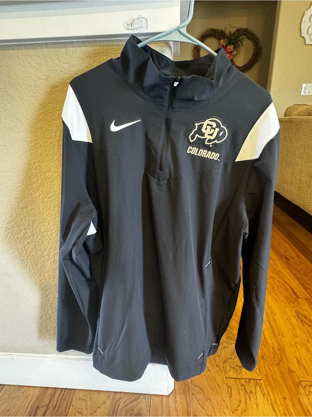 Nike Black & White Colorado Half-Zip Performance Jacket